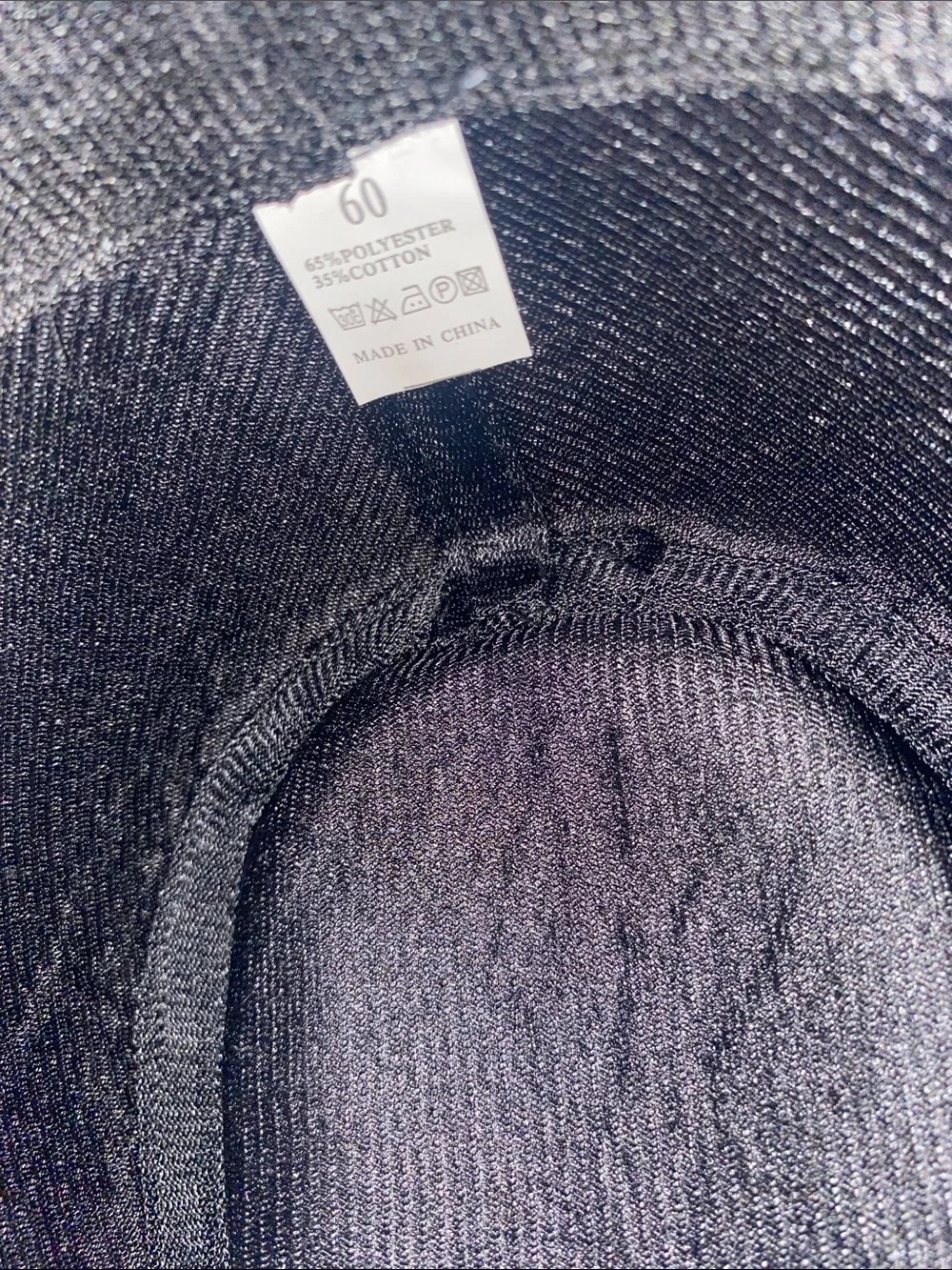 Houndstooth Fedora Hat in Gray & Black NWOT